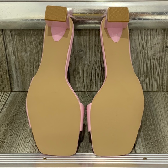 Just Fab | Corisande Slip On Mules Pink Size 8 NWT - Picture 10 of 14